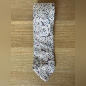 Purple Lavendar Pastel Paisley Neck Tie by Norseman